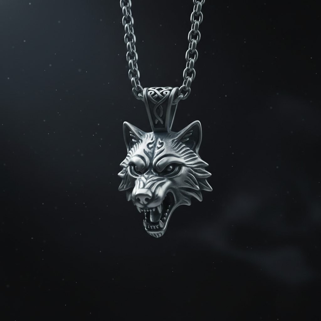 Nordic Viking Necklace Hanging